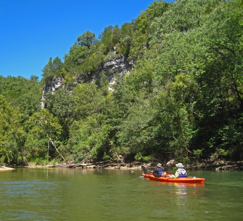 meramec river, kayaking